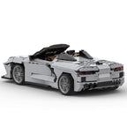 MOC Assembled Toy Vehicle Series Building Blocks Chevrolet Corvette C8 Convertible Car 35066 Sports Car