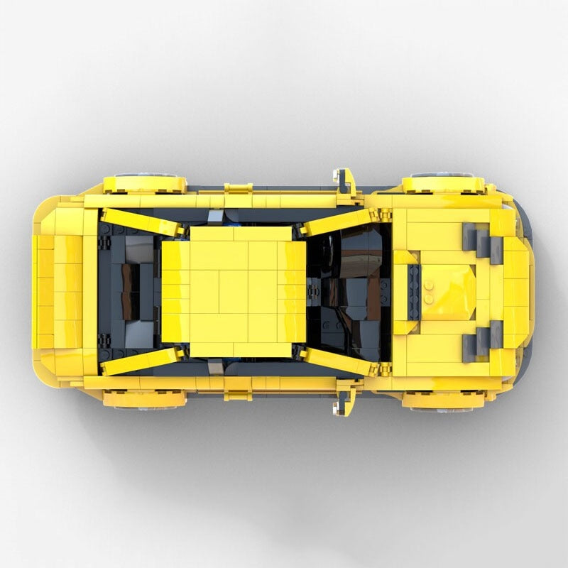 MOC Splicing Building Block Set 45363 BMW E46 M3 GTR Sports Car Racing