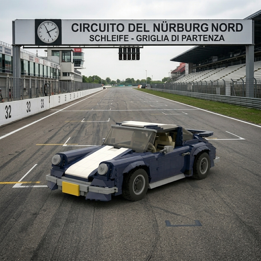 Modello da Costruire Auto Sportiva 911 – Set da Collezione (1134 Pezzi)
