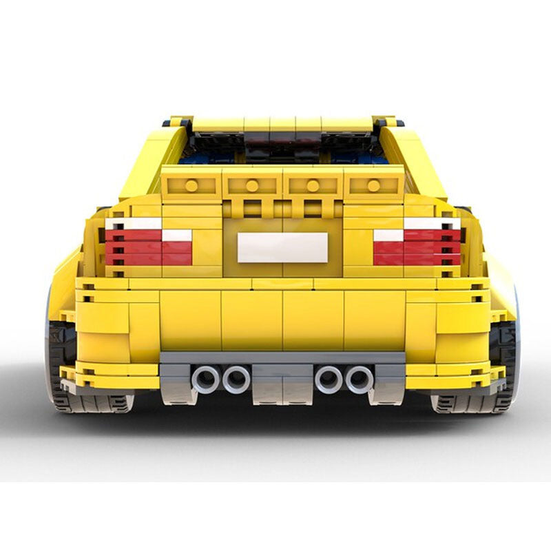 MOC Splicing Building Block Set 45363 BMW E46 M3 GTR Sports Car Racing